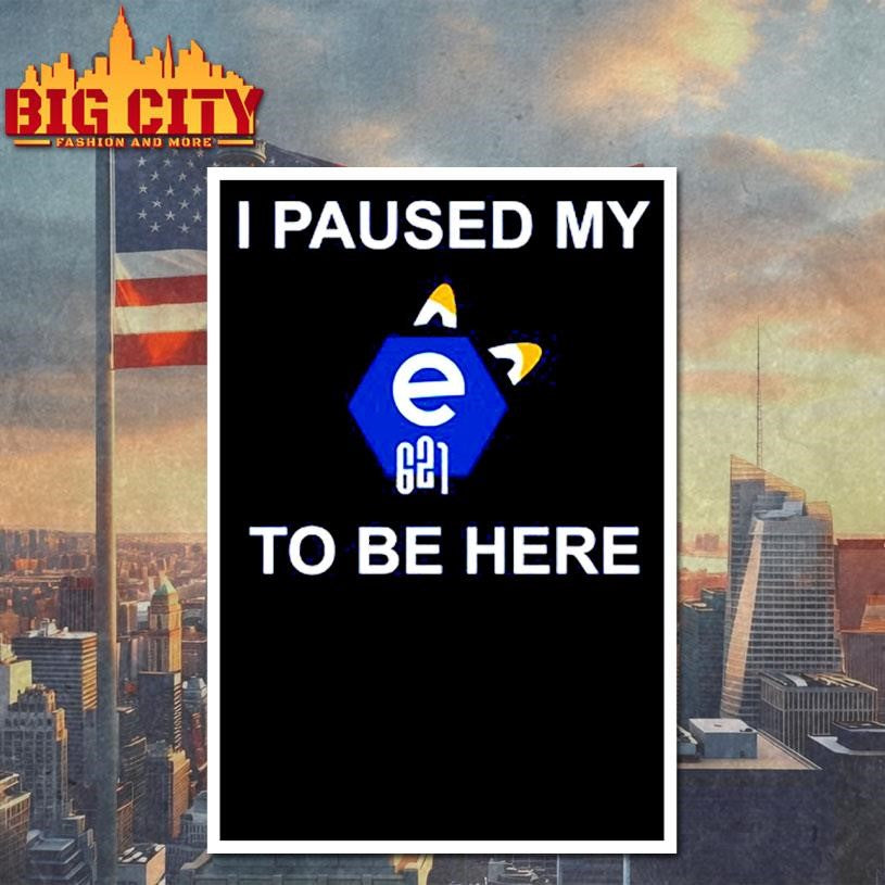 I Paused My E621 To Be Here Shirt