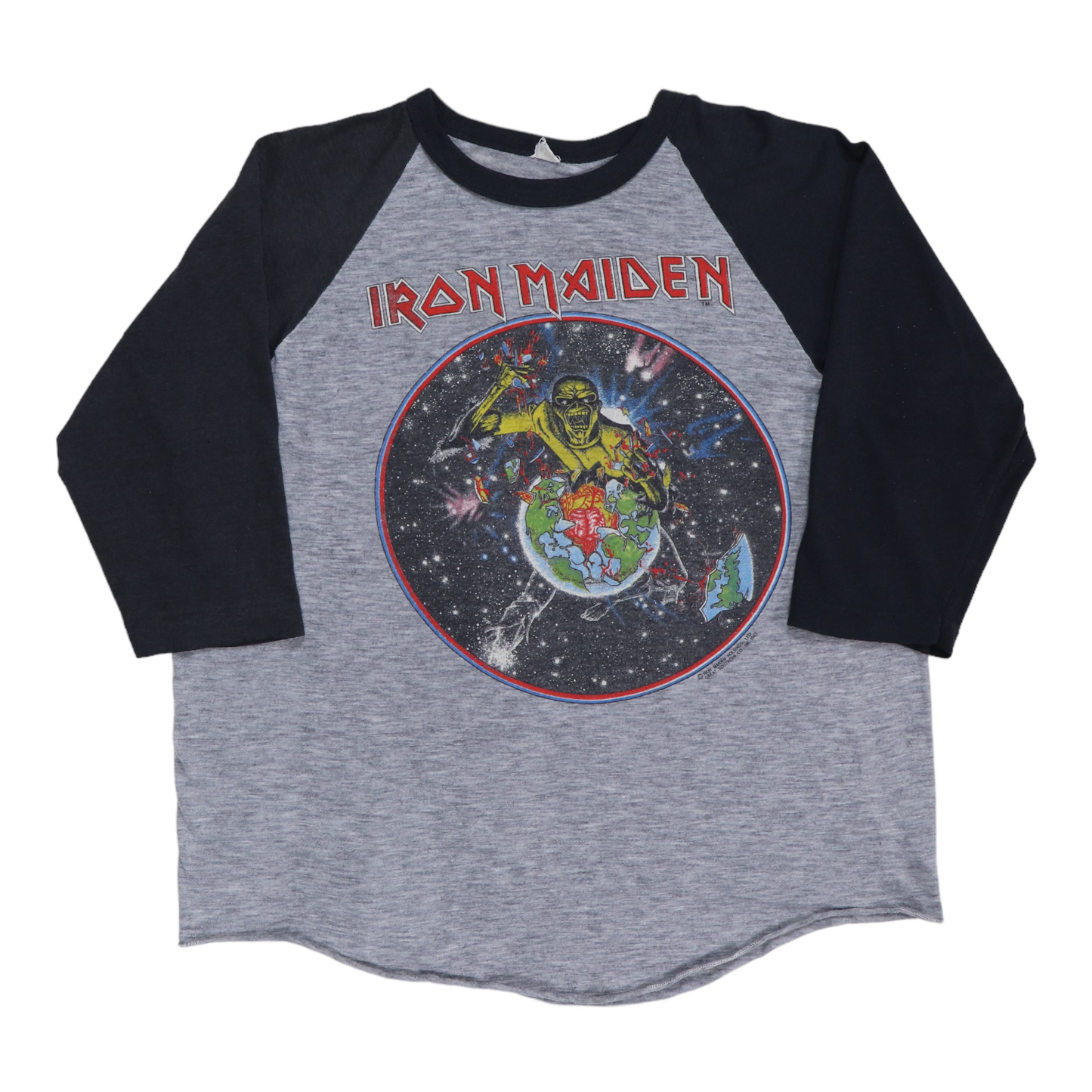 1983 Iron Maiden World Piece Tour Jersey Shirt Style002