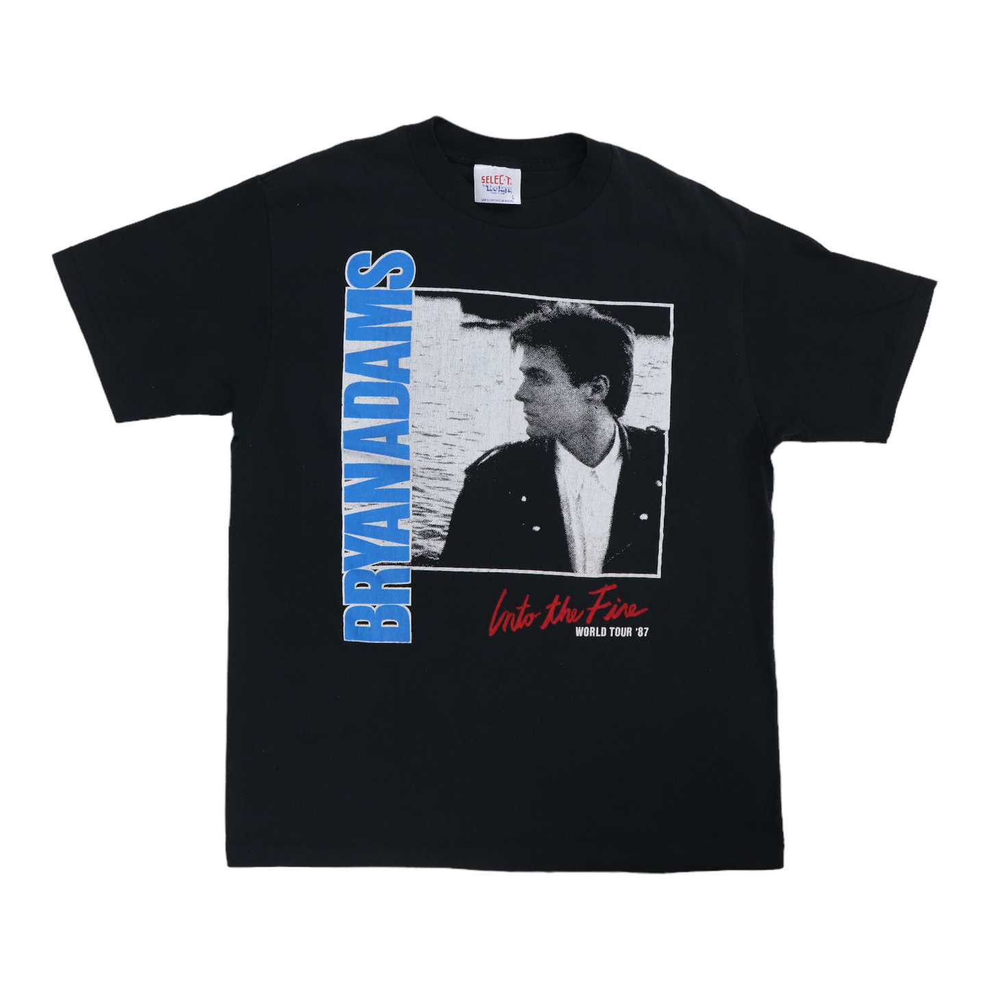 1987 Bryan Adams Into The Fire World Tour Shirt Style005