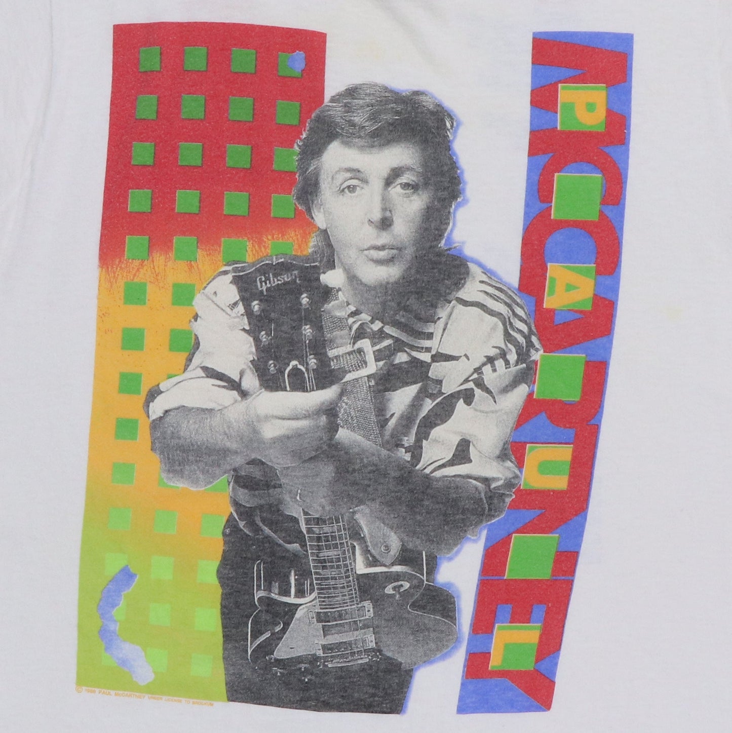 1989 Paul McCartney World Tour Shirt Style018