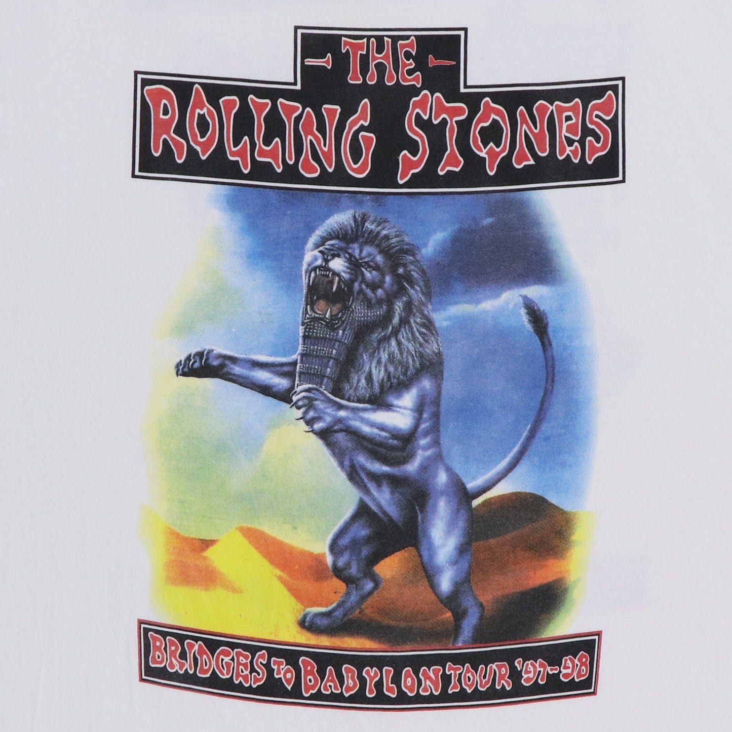 1997 Rolling Stones Bridges To Babylon Tour Shirt Style027