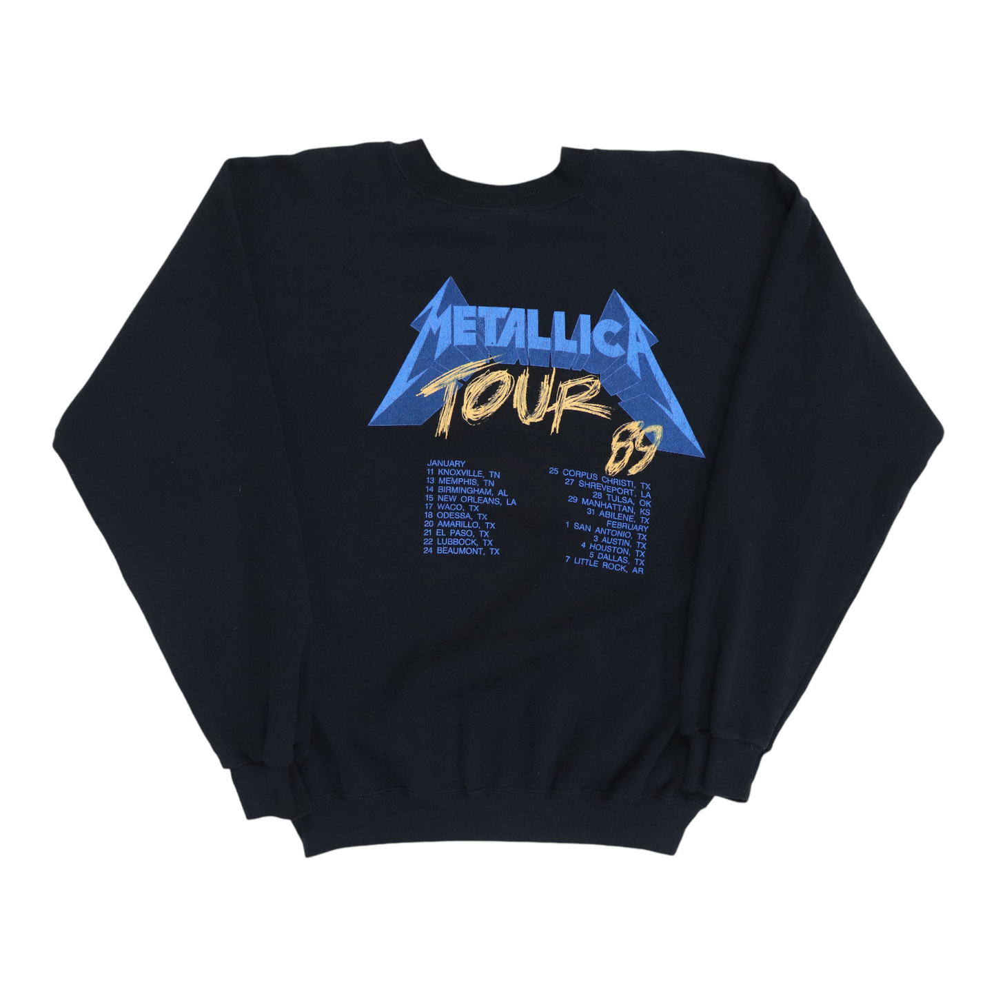1988 Metallica And Justice For All Tour Sweatshirt Style001