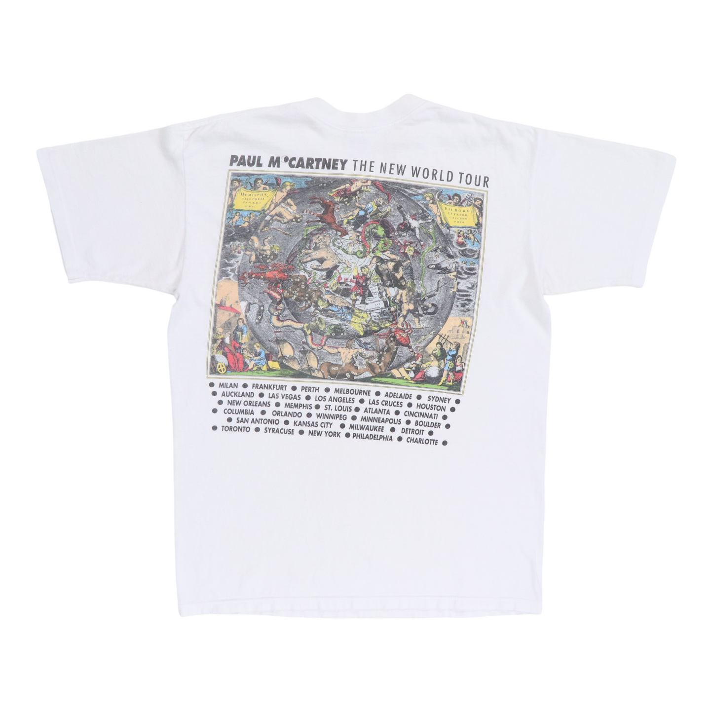 1993 Paul McCartney New World Tour Shirt Style005