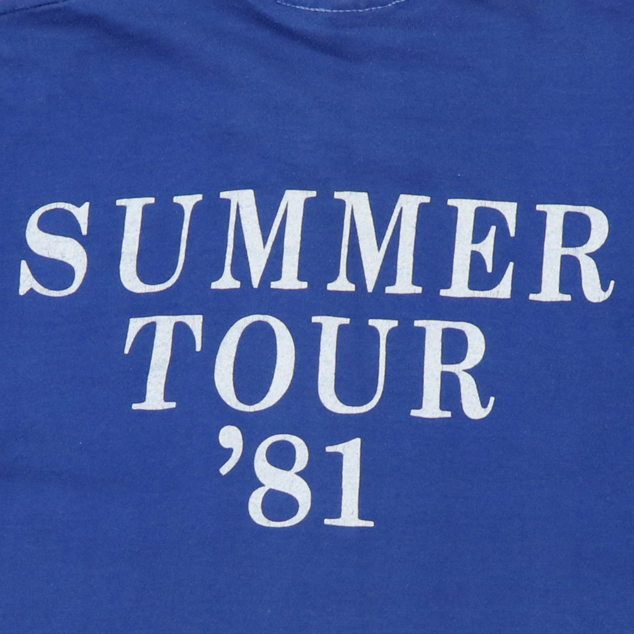 1981 America Summer Tour Shirt Style001