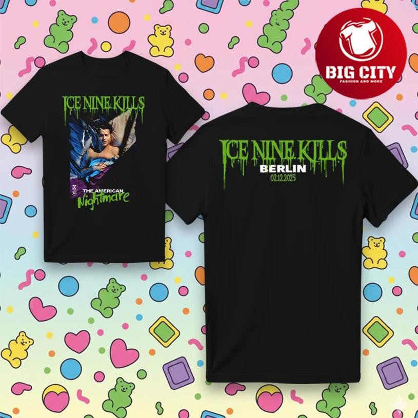 Ice Nine Kills Dec 02 2025 Berlin Germany Event Two Sided Shirt