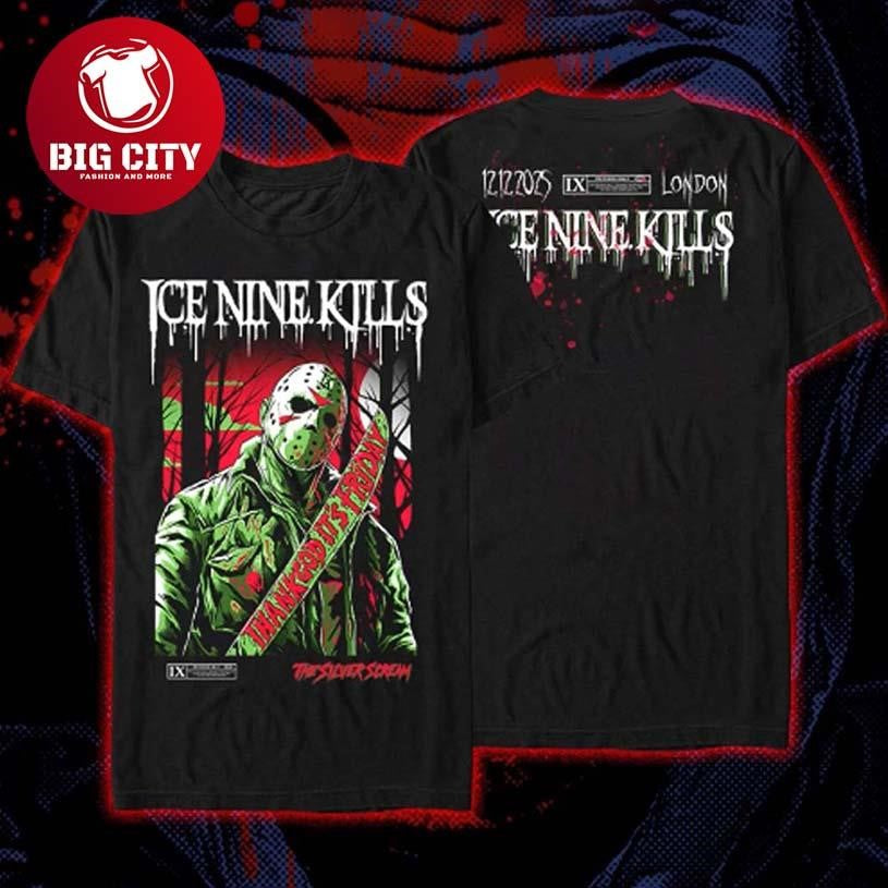 Ice Nine Kills Pop Up Store London UK Exclusive City Edition Two Sided Shirt