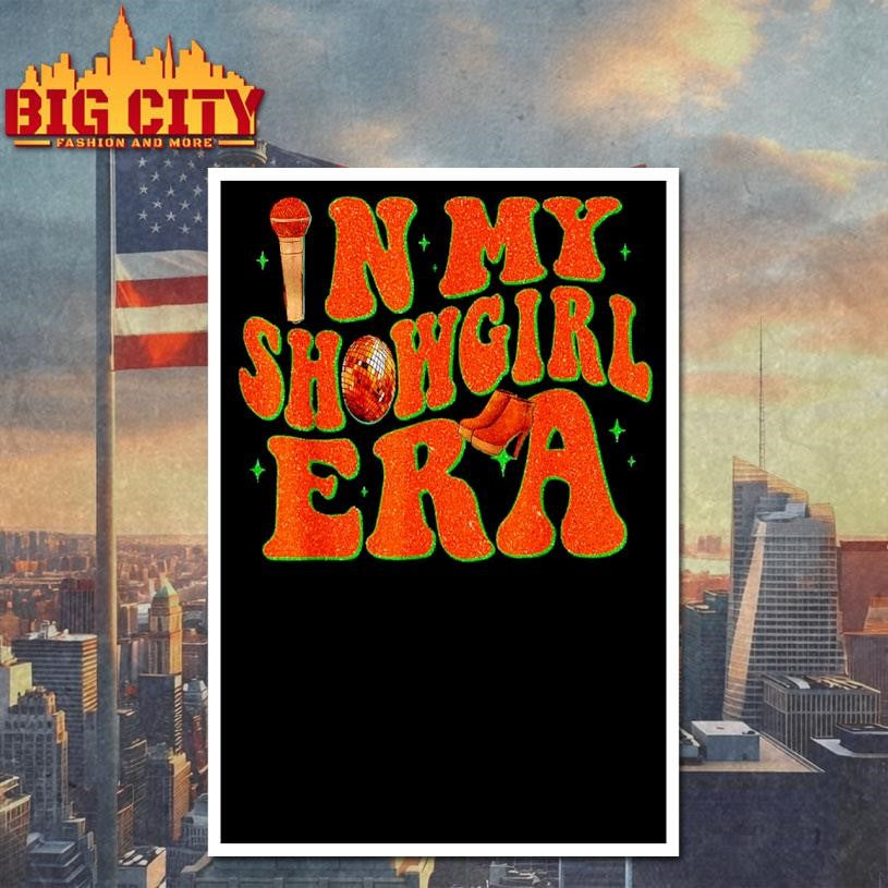 In My Showgirl Era Groovy Graphic Outfit Women Girls Shirt