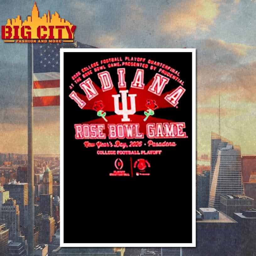 Indiana Football 2026 Rose Bowl Game shirt