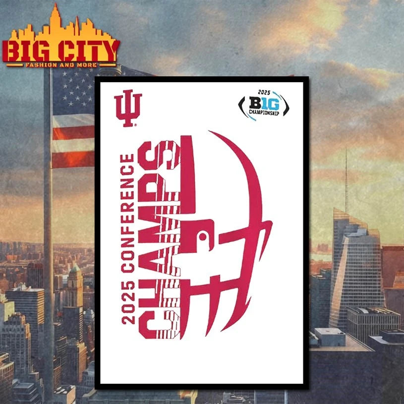 Indiana Football Big 10 Conference Champions 2025 shirt