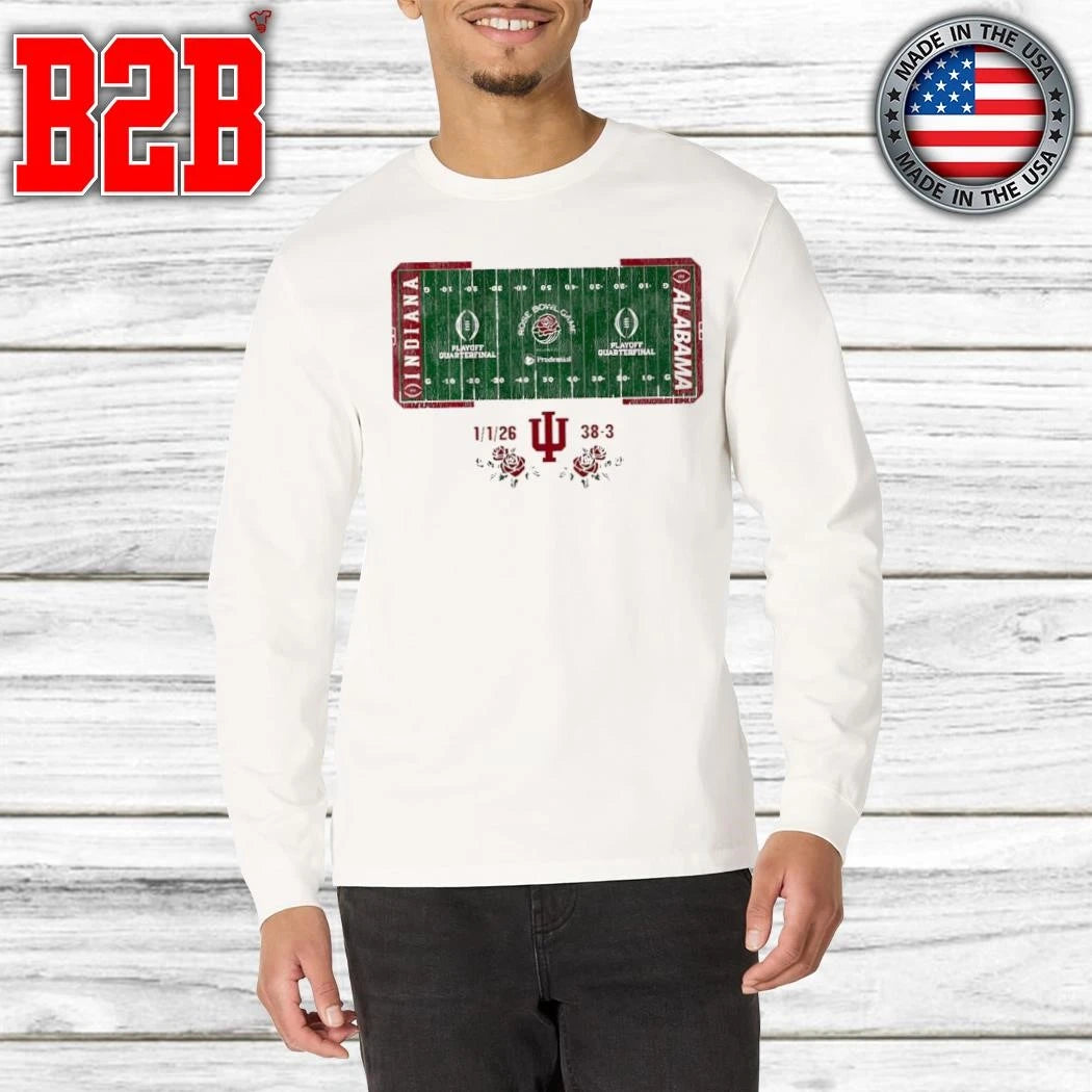 Indiana Football CFP Rose Bowl Champions Field Shirt