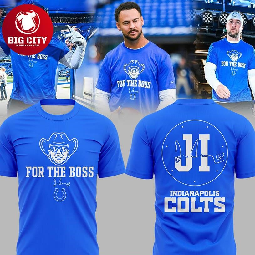 Indianapolis Colts Jim Irsay Win For the Boss 2025 Two sided Shirt