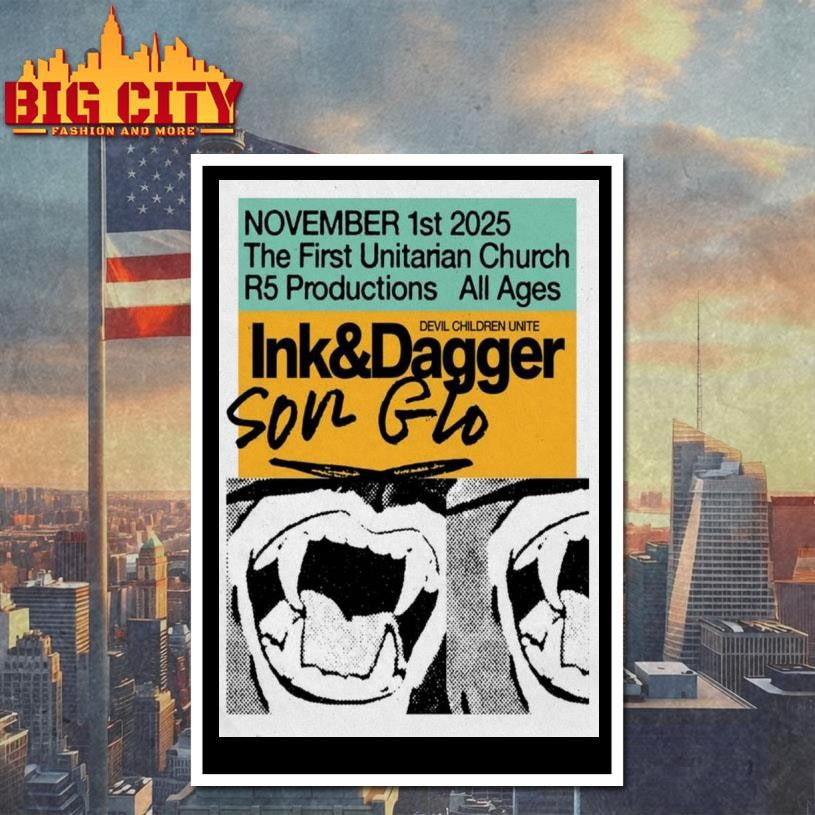 Ink & Dagger Philadelphia, PA Event 2025 Poster Shirt