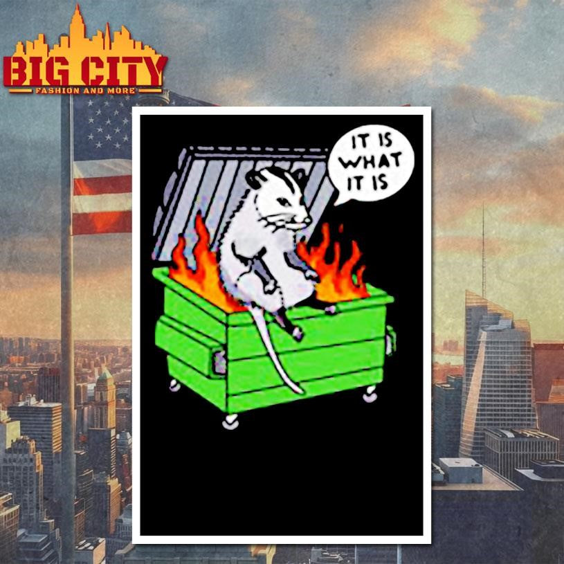 It Is What It Is Opossum Shirt