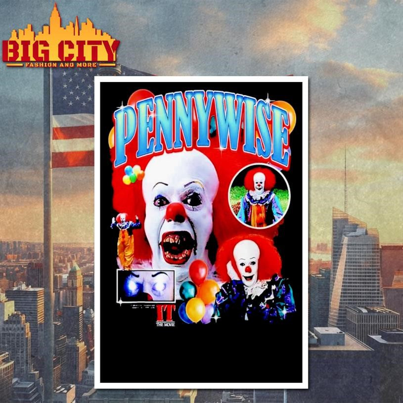 It The Movie Pennywise the Clown Horror 2025 New Shirt