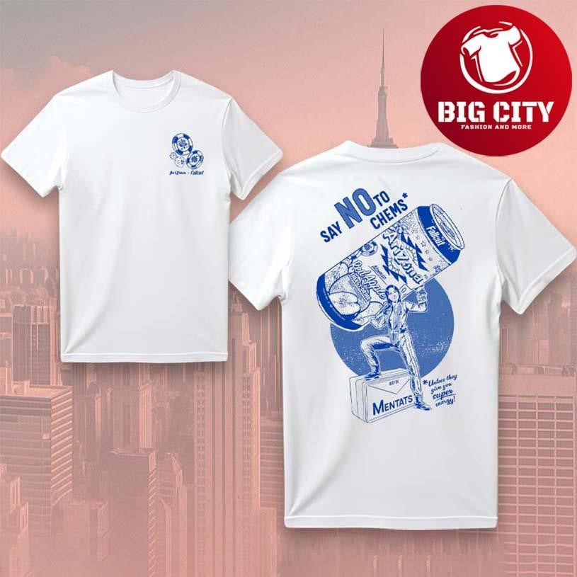 Ivory & Blue Say No to Chems New Two Sided Shirt