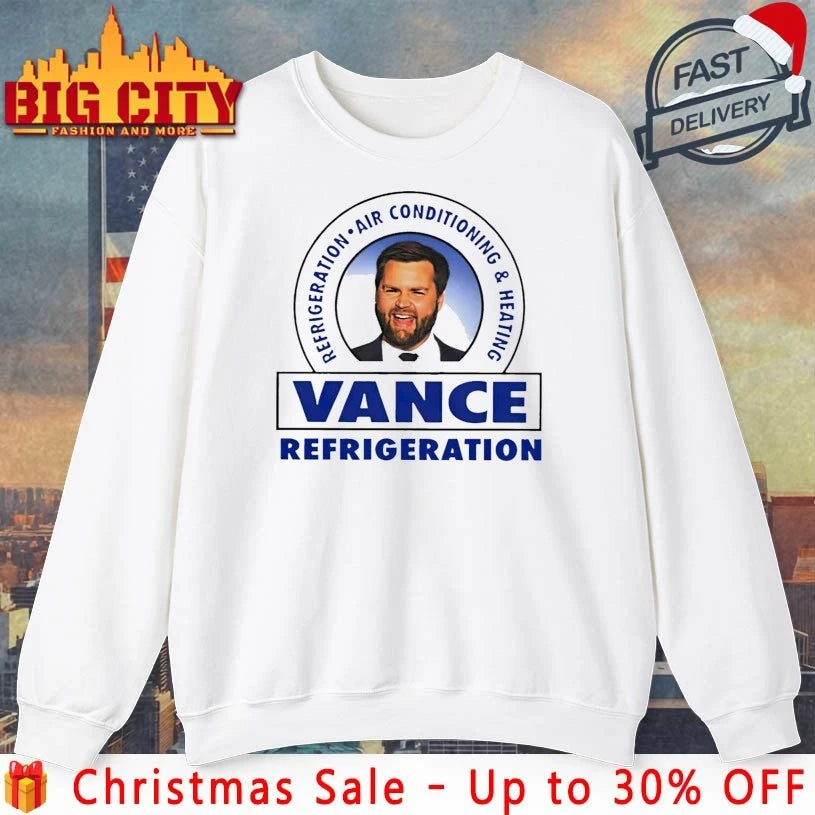 J D Vance Refrigeration shirt