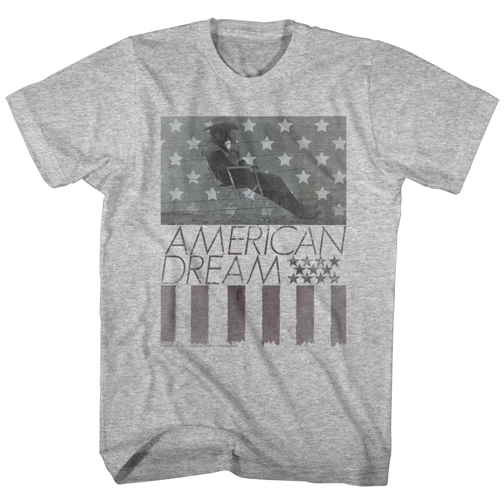 James Dean Mens S/S T-Shirt - Woo American Dream - Heather Gray Heather