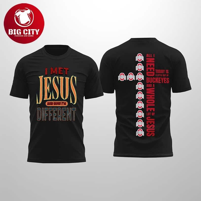 JT Tuimoloau I Met Jesus And Now I’m Different 2025 Two Sided Shirt