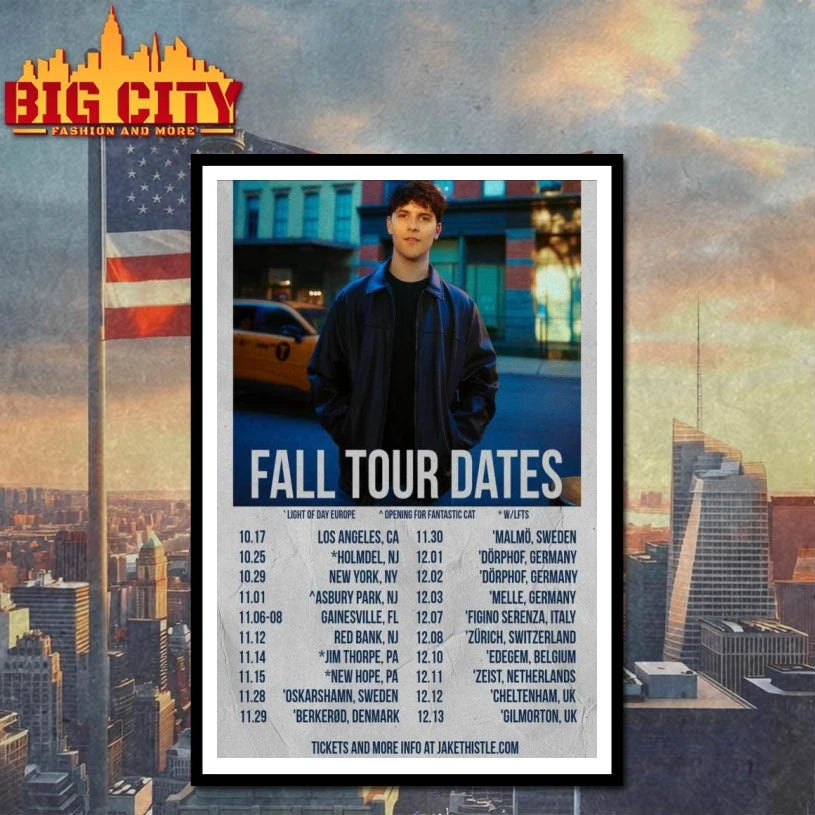 Jake Thistle Fall Tour 2025 Poster Shirt
