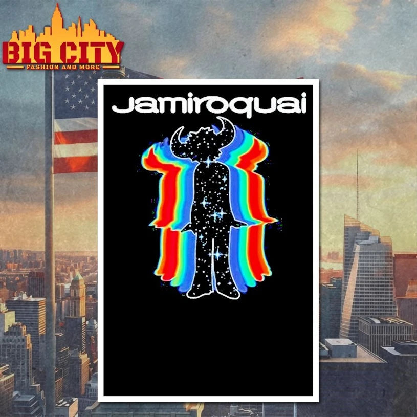 Jamiroquai Rainbow Space Logo shirt
