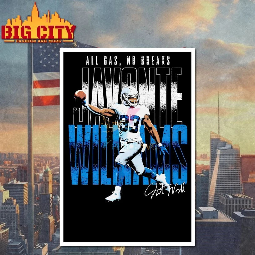 Javonte Williams Dallas All Gas No Breaks Shirt