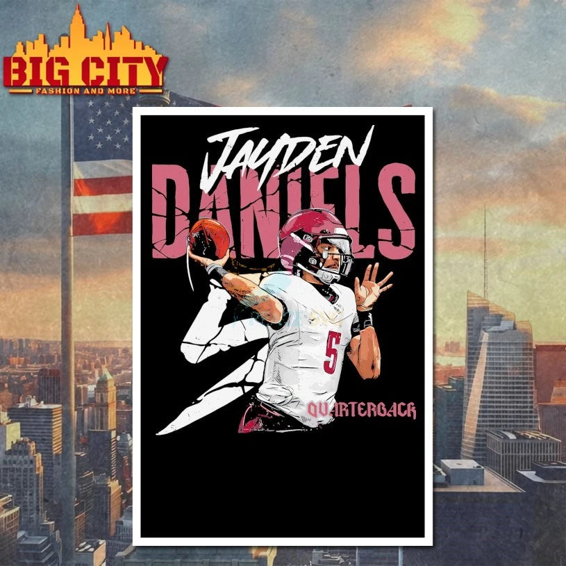 Jayden Daniels Washington Player Name Shirt
