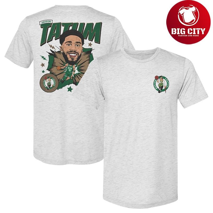 Jayson Tatum Boston Celtics Caricature 2 side Shirt