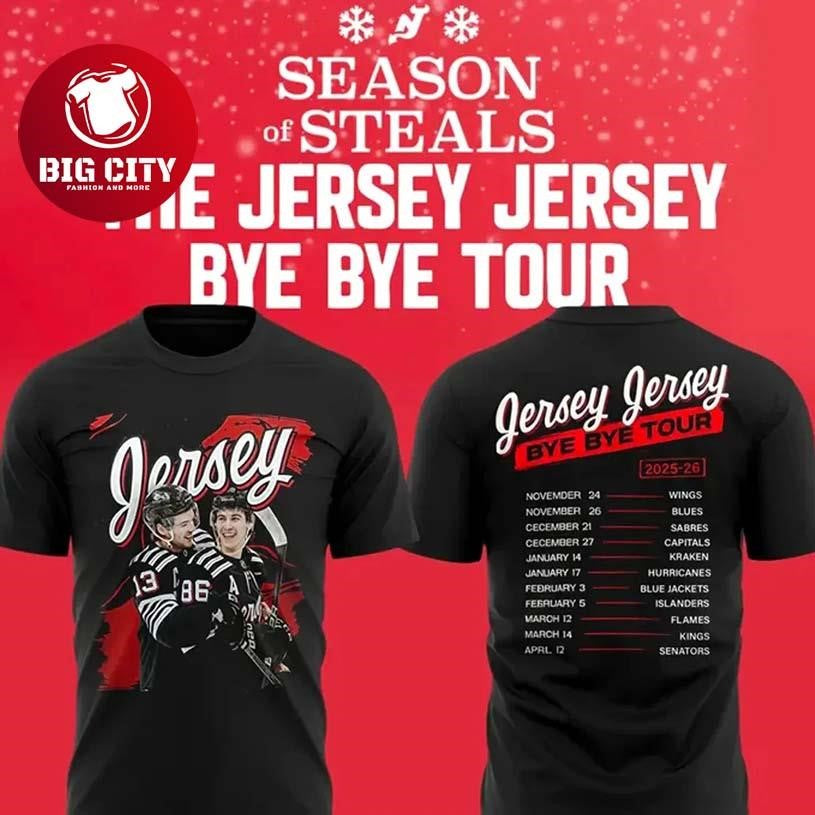 Jersey Jersey Bye Bye Tour Two Sided Shirt