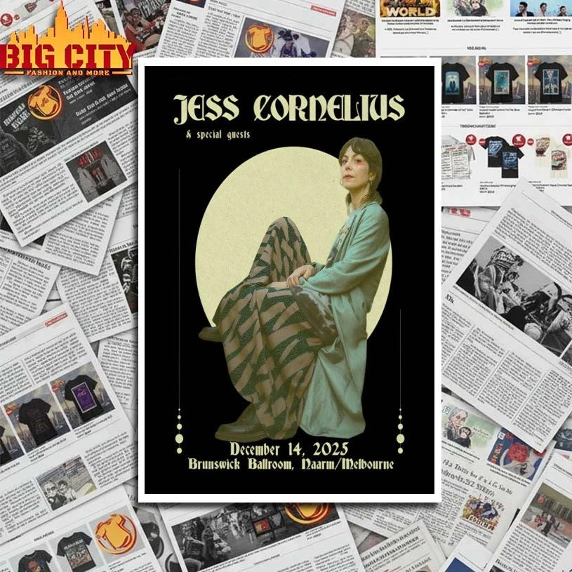 Jess Cornelius 12-14-2025 Brunswick VIC Poster shirt
