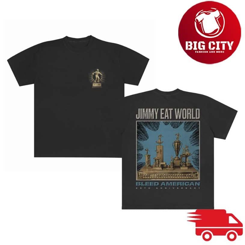Jimmy Eat World Bleed American 25Th Anniversary 2026 Two Sided Shirt