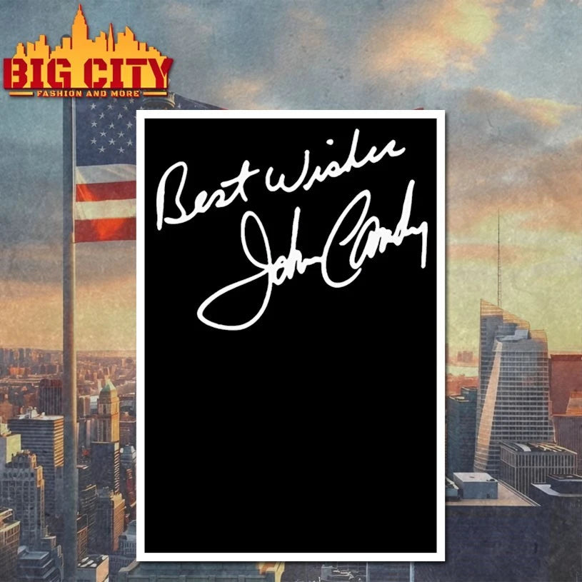 John Candy Best Wishes Signature Shirt