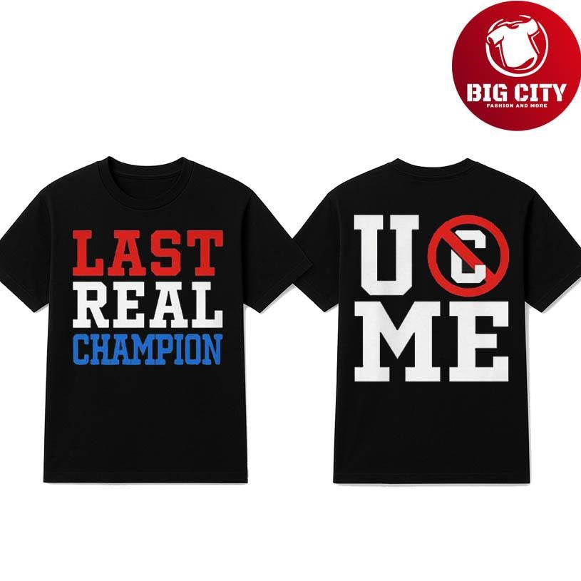 John Cena Last Real Champion 2025 Two Sided Shirt