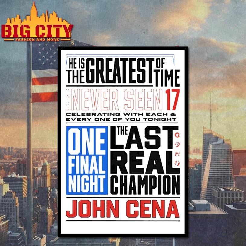 John Cena Never Seen 17 Phrase Shirt He Is Greatest Of All Time Shirt