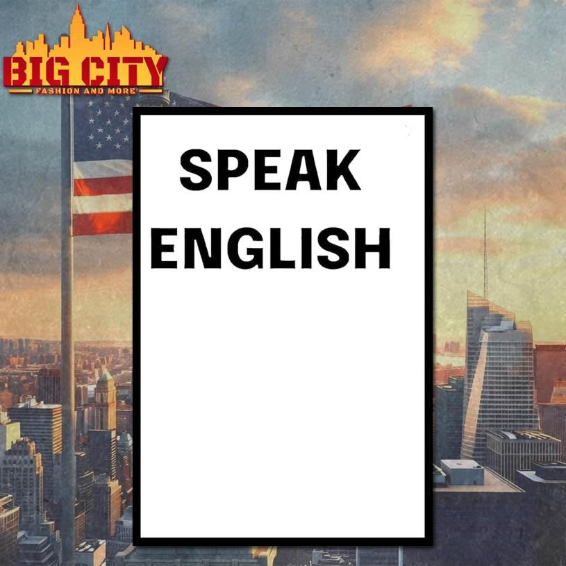 Johnrocker Speak English Shirt