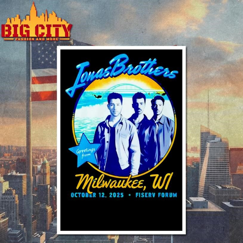 Jonas Brothers 10 12 2025 Milwaukee Wi Shirt