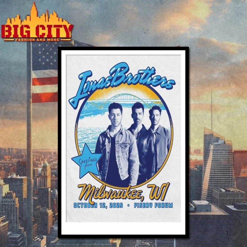 Jonas Brothers 10.12.2025 Milwaukee WI Poster Shirt