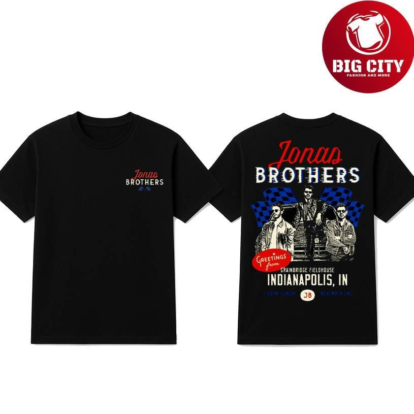 Jonas Brothers Gainbridge Fieldhouse Nov 2 2025 event Two Sided Shirt