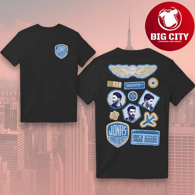 Jonas Brothers Wichita KS Dec 3 2025 Event Two Sided Shirt