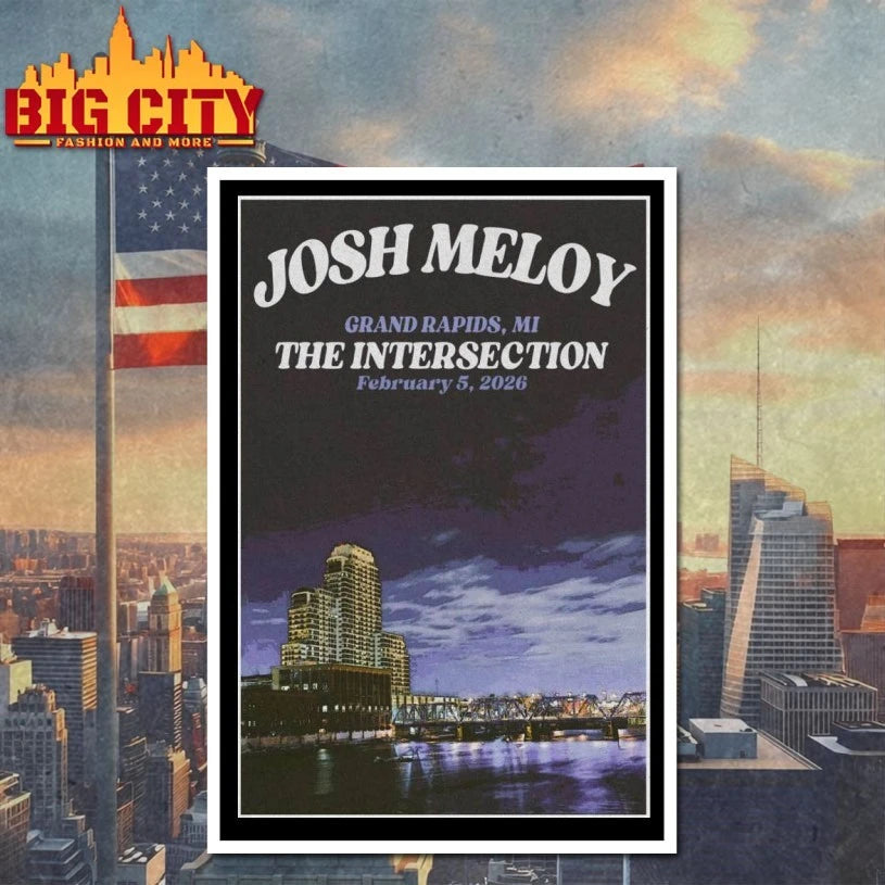 Josh Meloy Grand Rapids, Michigan Poster Shirt