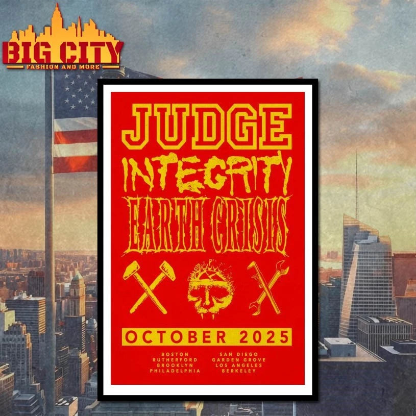 Judge & Earth Crisis Integrity 2025 Poster shirt