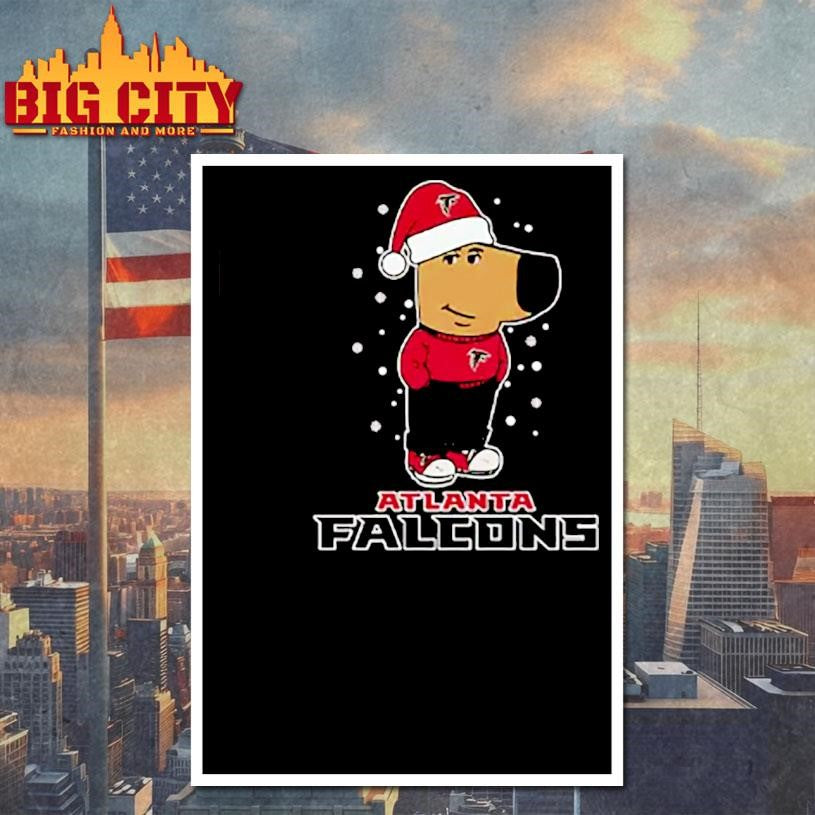 Just A Chill Guy Chill With Atlanta Falcons Christmas Shirt