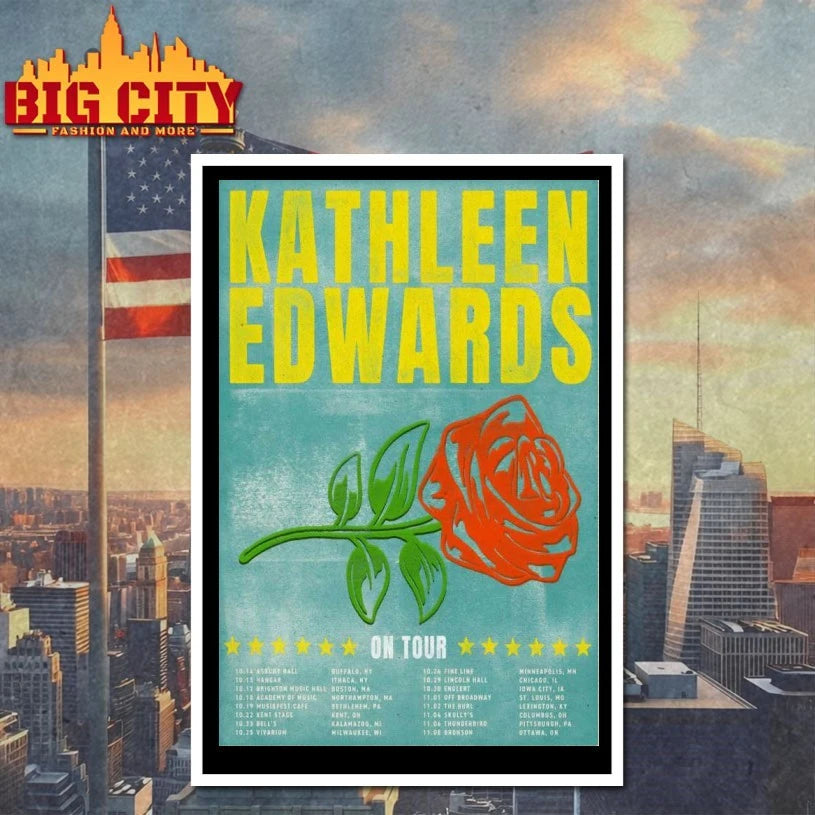 Kathleen Edwards Tour 25 Poster Shirts