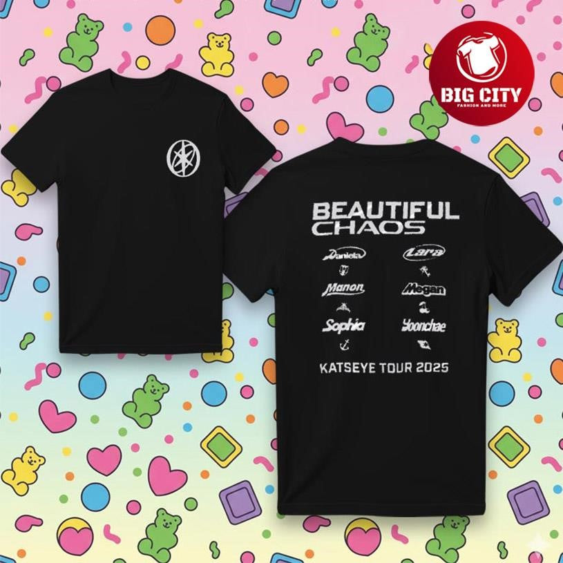 Katseye Tour 2025 Two Sided Shirt