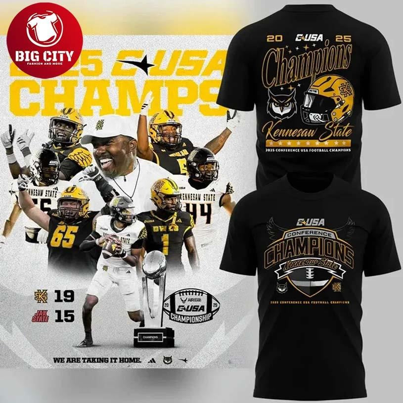 Kennesaw State Football Champions for fans 2025 Two Sided Shirt