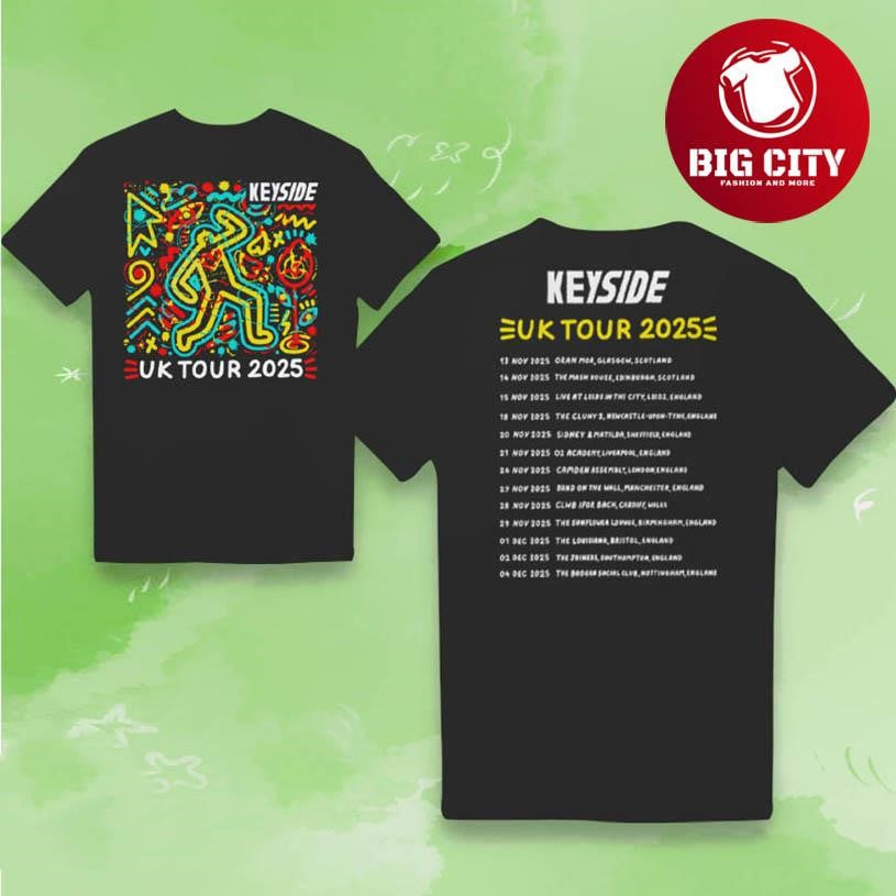 Keyside Official 2025 UK Tour Two Sided Shirt