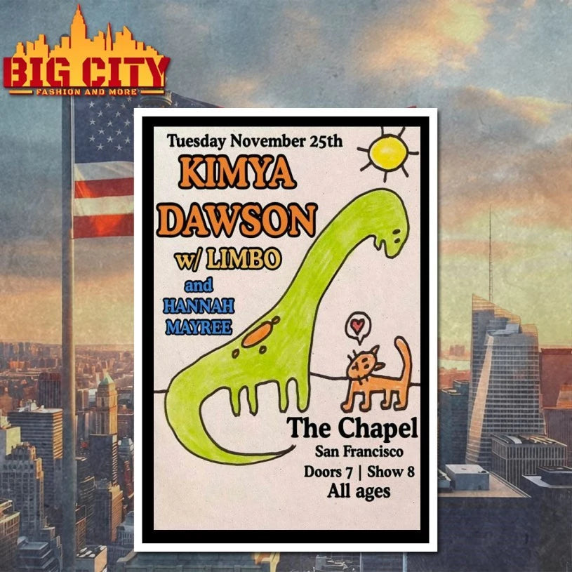 Kimya Dawson 11-25-2025 The Chapel in San Francisco CA Poster shirt