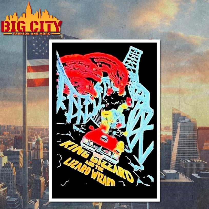 King Gizzard Dec 9 2025 Princess Theatre Brisbane, Australia Shirt