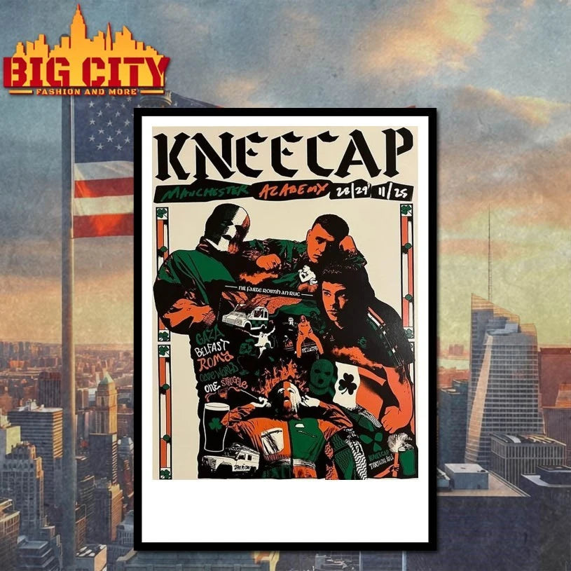 Kneecap Manchester Academy November 28-29 2025 Live Show Poster shirt