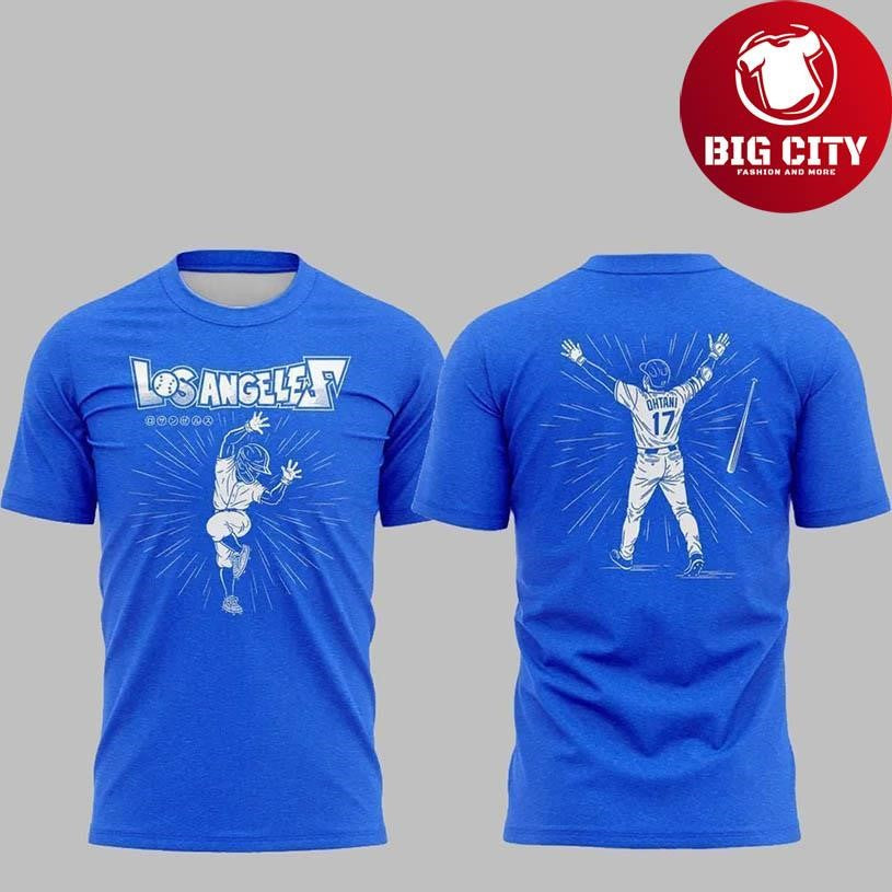 LA Dodgers Shohei Ohtani Hip Lock 2025 Two Sided Shirt