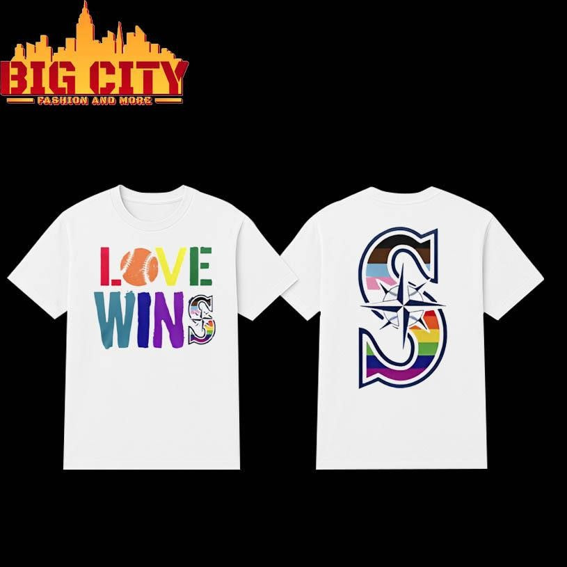 LGBTQ Spirit Day Seattle Mariners 2025 Two Sided Shirt